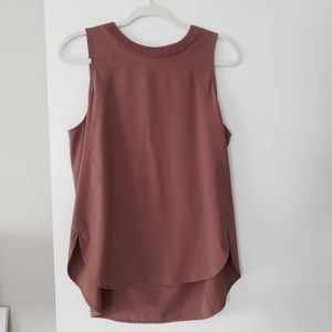 ATHLETA Top & Sports Bra Cinnamon